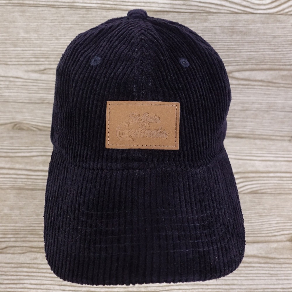 ST LOUIS CARDINALS BLUE CORDUROY BC SGA STADIUM GIVEAWAY BASEBALL HAT CAP